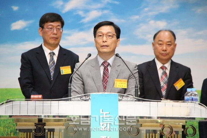 신임노회장 문교부 목사