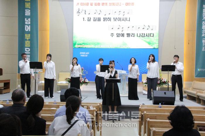 목포충현교회 찬양단의 준비찬양