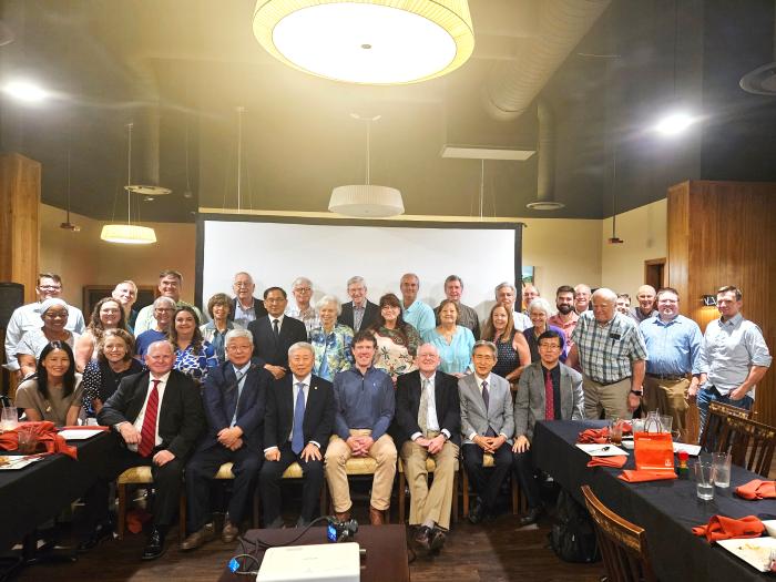 채터누가 제일장로교회 환영 만찬 후 단체사진